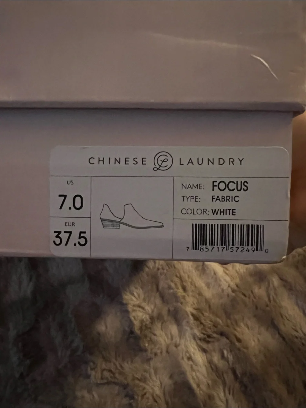Chinese Laundry Gray/White Snake Print Pointed Toe Slip-On Block Heel Pumps US 7